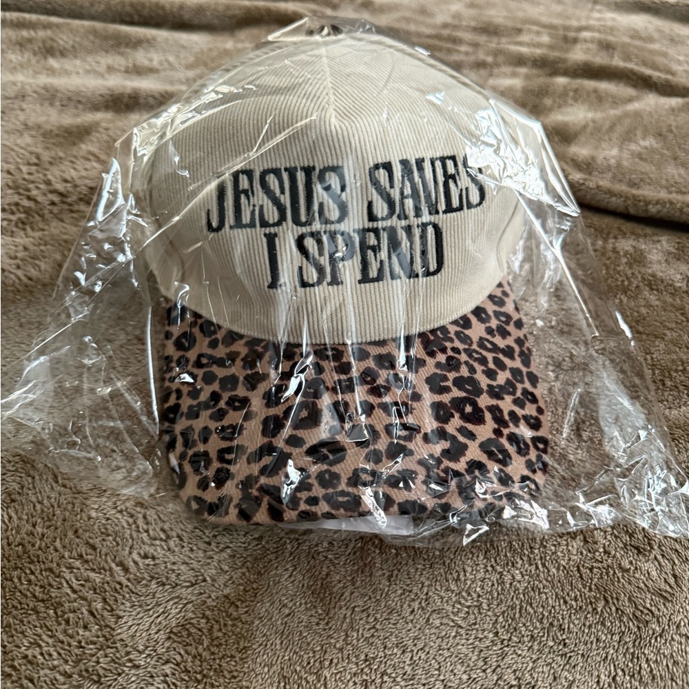 Jesus Saves I Spend Hat